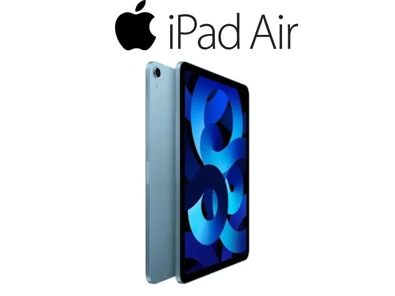 IPAD AIR APPLE MM9E3LL/A 5TA GEN CHIP M1 APPLE 64GB 10.9 2360X1640 RETINA 12MP BLUETOOTH BLUE